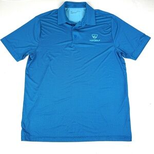 Under Armour Mens Golf Polo Shirt Top Golf Logo Polo Sz Medium